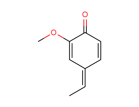 Molecular Structure of 61175-63-1 (2,5-Cyclohexadien-1-one, 4-ethylidene-2-methoxy-, (Z)-)