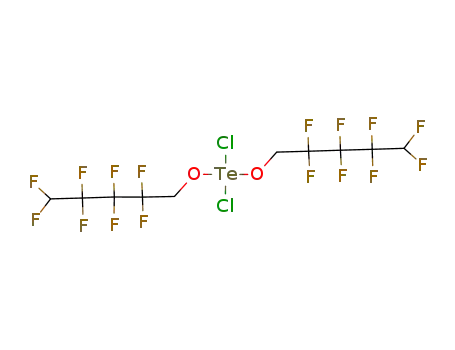 C<sub>10</sub>H<sub>6</sub>Cl<sub>2</sub>F<sub>16</sub>O<sub>2</sub>Te