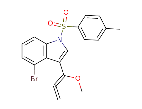 4-bromo-3-(1-methoxy-1,2-propadienyl)-1-tosylindole