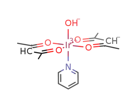 [(κ2O,O-acetylacetonate)2Ir(OH)(pyridine)]