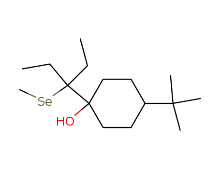 Cyclohexanol, 4-(1,1-dimethylethyl)-1-[1-ethyl-1-(methylseleno)propyl]-