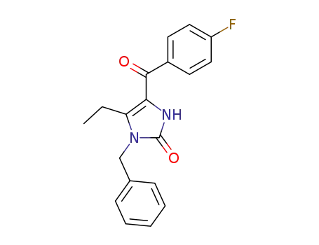2H-Imidazol-2-one,
5-ethyl-4-(4-fluorobenzoyl)-1,3-dihydro-1-(phenylmethyl)-