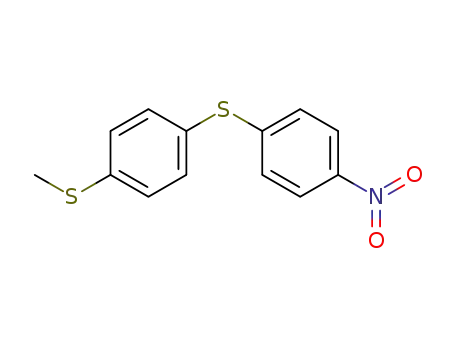 Molecular Structure of 69360-46-9 (Benzene, 1-(methylthio)-4-[(4-nitrophenyl)thio]-)