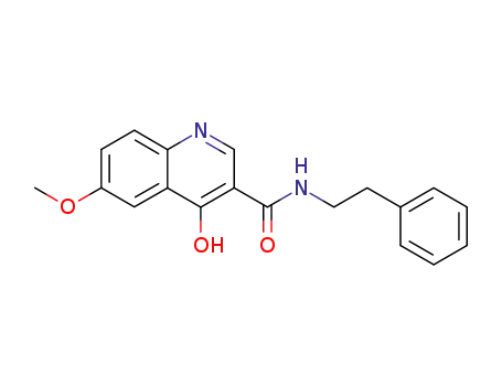 N-(β-phenethyl)-4-hydroxy-6-methoxyquinoline-3-carboxamide