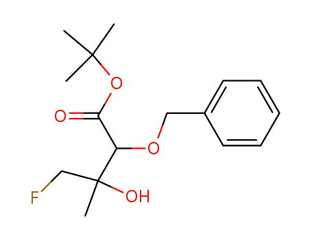 1,1-dimethylethyl 4-fluoro-3-hydroxy-3-methyl-2-(phenylmethoxy)butanoate