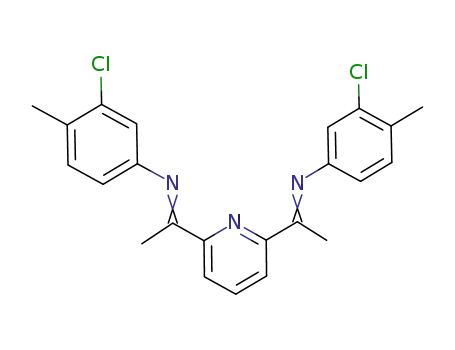 (C<sub>5</sub>H<sub>3</sub>N)(C(CH<sub>3</sub>)N(C<sub>6</sub>H<sub>3</sub>)ClMe)2