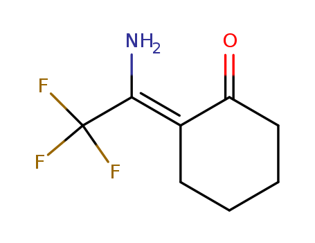 Cyclohexanone, 2-(1-amino-2,2,2-trifluoroethylidene)-