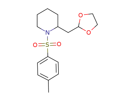 2-[(1,3-dioxolan-2-yl)methyl]-1-tosylpiperidine
