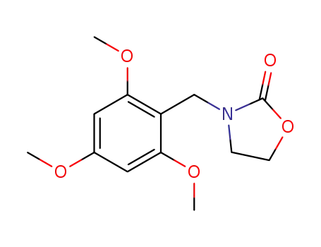 3-[(2,4,6-trimethoxyphenyl)methyl]-1,3-oxazolidin-2-one