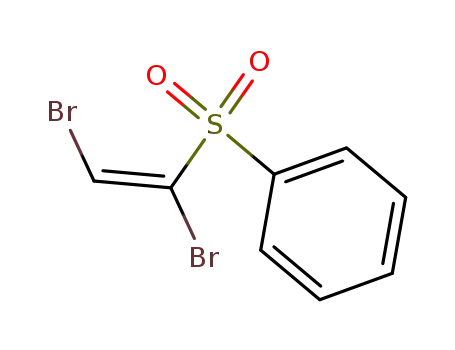 Molecular Structure of 98434-50-5 (α,β-dibromovinyl phenyl sulfone)