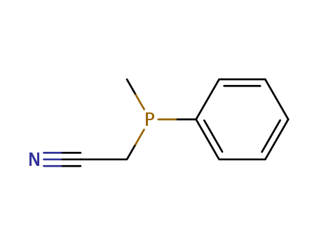 Molecular Structure of 138825-51-1 (Acetonitrile, (methylphenylphosphino)-)