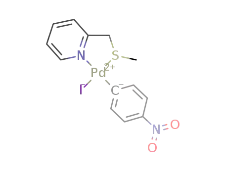 PdI(C<sub>6</sub>H<sub>4</sub>-4-NO<sub>2</sub>)(PyCH<sub>2</sub>SMe)