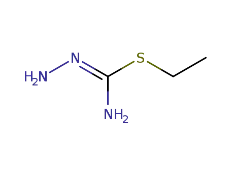 Molecular Structure of 31424-47-2 (Hydrazinecarboximidothioic acid, ethyl ester)