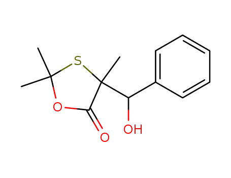 4-(Hydroxy-phenyl-methyl)-2,2,4-trimethyl-[1,3]oxathiolan-5-one