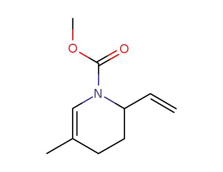 Molecular Structure of 104225-11-8 (N-(methoxycarbonyl)-2-vinyl-5-methyl-1,2,3,4-tetrahydropyridine)
