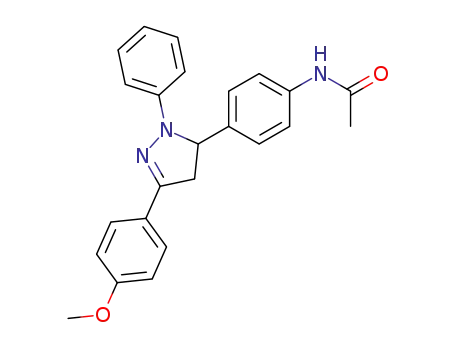 5-(4-acetamidophenyl)-3-(p-methoxyphenyl)-1-phenyl-2-pyrazoline
