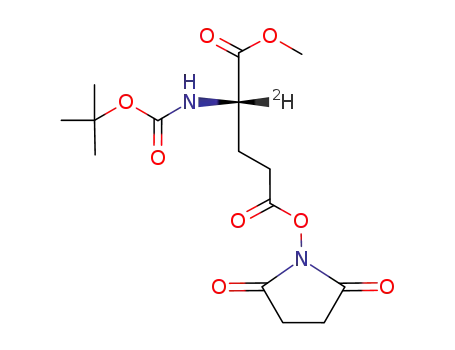 N-(tert-butyloxycarbonyl)-γ-succinimidyl-<α-2H>glutamic acid methyl ester