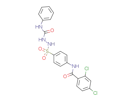 Benzenesulfonic acid, 4-[(2,4-dichlorobenzoyl)amino]-,
2-[(phenylamino)carbonyl]hydrazide