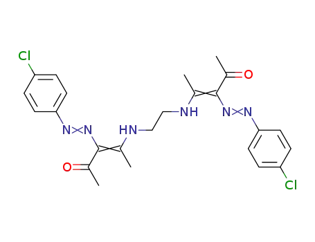 (Z)-3-(4-Chloro-phenylazo)-4-{2-[(Z)-2-(4-chloro-phenylazo)-1-methyl-3-oxo-but-1-enylamino]-ethylamino}-pent-3-en-2-one