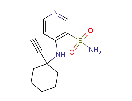 4-(1-Ethynyl-cyclohexylamino)-pyridine-3-sulfonic acid amide