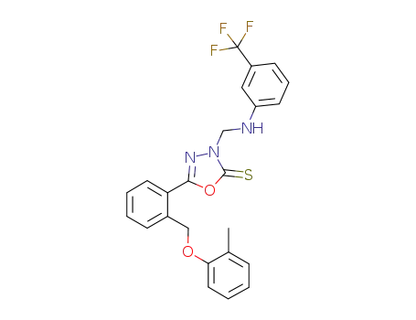 C<sub>24</sub>H<sub>20</sub>F<sub>3</sub>N<sub>3</sub>O<sub>2</sub>S