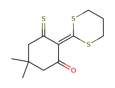 2-(4,4-dimethyl-2-oxo-6-thioxocyclohexylidene)-1,3-dithiane