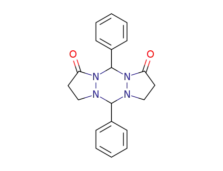 5,11-bis-phenyl-perhydro-dipyrazolo(1,2-a;1',2'-d)(1,2,4,5)tetrazine-dione-(1,9)