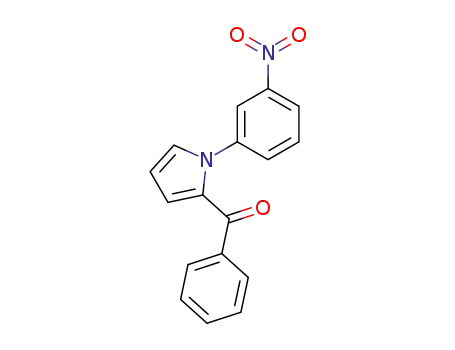 Molecular Structure of 124470-05-9 (1-(m-Nitrophenyl)-2-benzoylpyrrole)