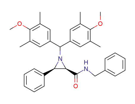 (2R,3R)-N-benzyl-1-(bis(4-methoxy-3,5-dimethylphenyl)methyl)-3-phenylaziridine-2-carboxamide