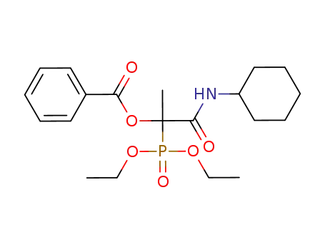 1-(N-cyclohexylcarbamoyl)-1-(diethoxyphosphoryl)ethyl benzoate