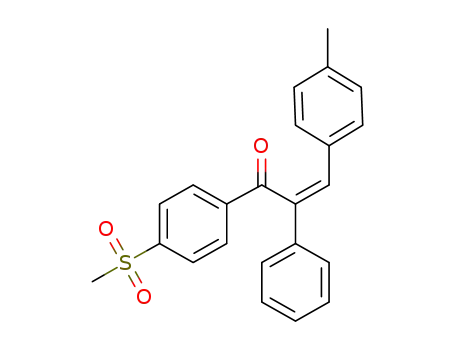 (Z)-1-(4-(methylsulfonyl)phenyl)-2-phenyl-3-p-tolylprop-2-en-1-one