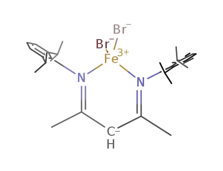 dibromo(2,4-bis(2,6-diisopropylphenylimido)pent-3-yl)iron(III)