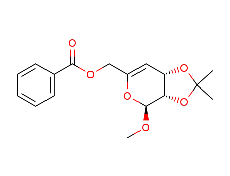 Benzoic acid (3aS,4S,7aS)-4-methoxy-2,2-dimethyl-3a,7a-dihydro-4H-[1,3]dioxolo[4,5-c]pyran-6-ylmethyl ester