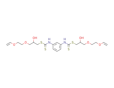 Molecular Structure of 116942-61-1 (1,3-di<9-vinyloxy-5-hydroxy-2-thioxo-7-oxa-3-thia-1-azanonyl>benzene)