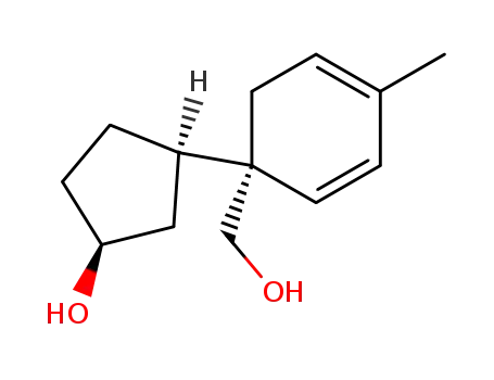 (1S,3R)-3-((S)-1-Hydroxymethyl-4-methyl-cyclohexa-2,4-dienyl)-cyclopentanol