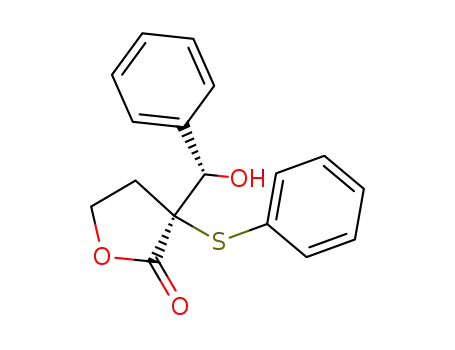 (3RS,1'RS)-4,5-dihydro-3-(1'-hydroxy-1'-phenylmethyl)-3-(phenylthio)furan-2(3H)-one