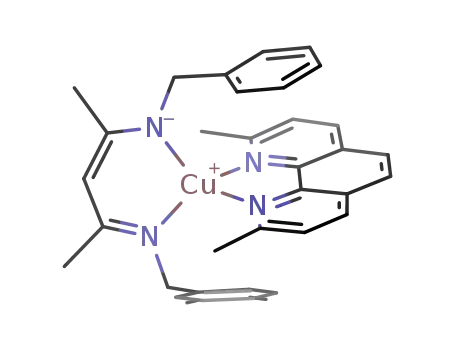 (N,N'-dibenzyl-2-amino-4-imino-pent-2-ene(-1H))Cu(2,9-dimethyl-1,10-phenanthroline)