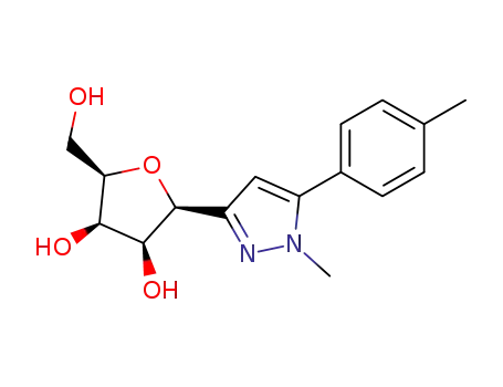 3-(β-D-lyxofuranosyl)-1-methyl-5-(p-tolyl)pyrazole