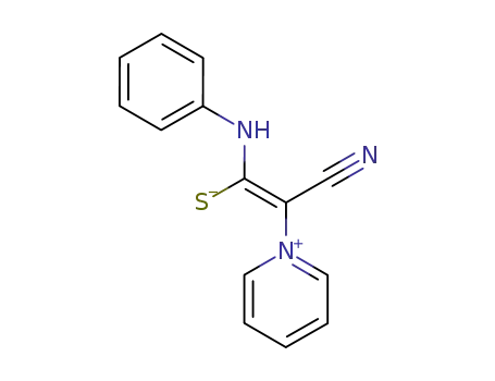 Z-<1-(1-Cyano-2-phenylamino-2-thio-)>ethylen-pyridiniumylid