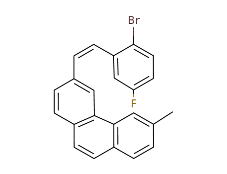 Phenanthrene, 3-[2-(2-bromo-5-fluorophenyl)ethenyl]-6-methyl-, (Z)-