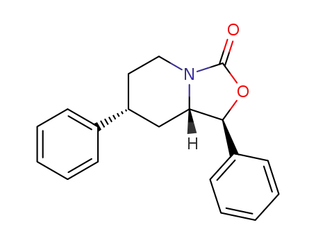 (1S,7R,8aS)-1,7-Diphenyl-hexahydro-oxazolo[3,4-a]pyridin-3-one