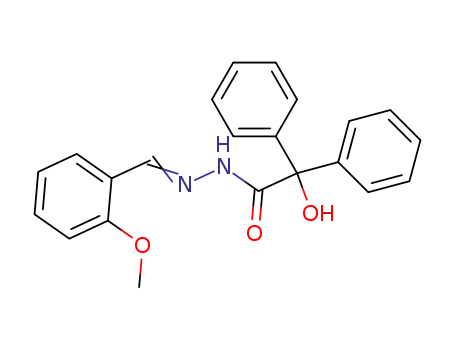 Hydroxy-diphenyl-acetic acid [1-(2-methoxy-phenyl)-meth-(E)-ylidene]-hydrazide