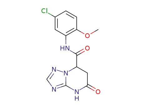 C<sub>13</sub>H<sub>12</sub>ClN<sub>5</sub>O<sub>3</sub>