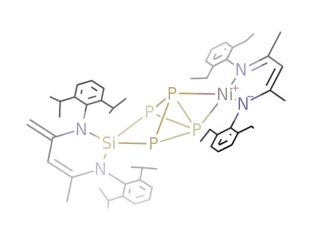 [((CH((C=CH<sub>2</sub>)CMe)(N(2,6-(i-Pr)2C<sub>6</sub>H<sub>3</sub>))2)SiP<sub>4</sub>)Ni(CH(CMeN(2,6-Et<sub>2</sub>C<sub>6</sub>H<sub>3</sub>)2)]