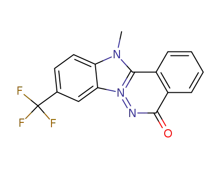 12-methyl-9-(trifluoromethyl)-12H-benzimidazo<2,1-a>-phthalazine-5-one