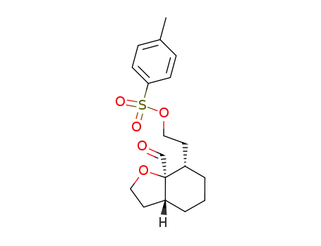 Toluene-4-sulfonic acid 2-((3aR,7S,7aR)-7a-formyl-octahydro-benzofuran-7-yl)-ethyl ester