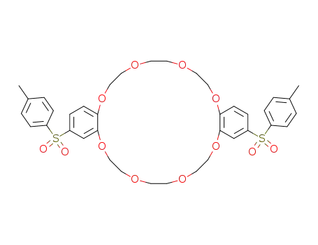 Molecular Structure of 121561-12-4 (m,m'-ditosyldibenzo-24-crown-8)