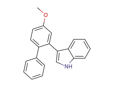 3-(4-methoxybiphenyl-2-yl)-1H-indole