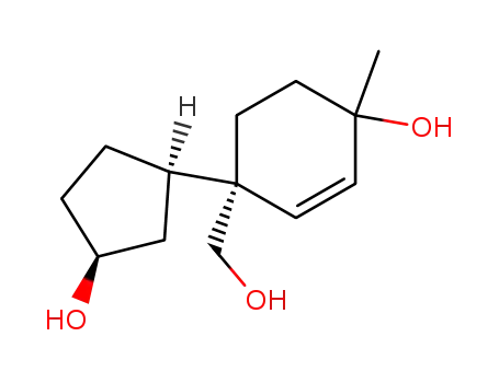 (S)-4-((1R,3S)-3-Hydroxy-cyclopentyl)-4-hydroxymethyl-1-methyl-cyclohex-2-enol