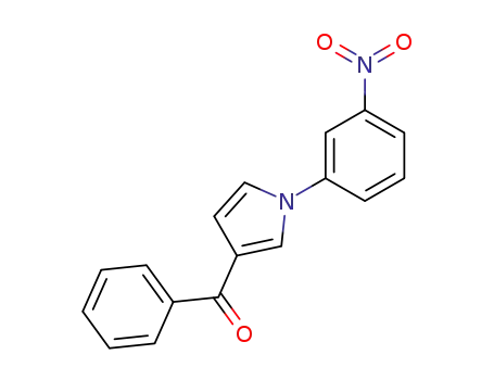 Molecular Structure of 124470-06-0 (1-(m-Nitrophenyl)-3-benzoylpyrrole)